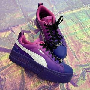 Bratz x Puma 2021 Mayze Prism Violet Deadstock Platform Sneakers 🩷💜✨